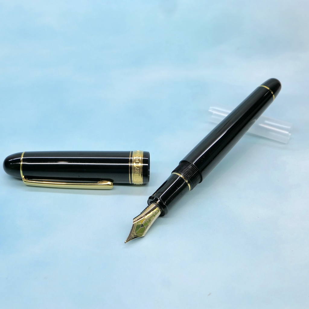 新版 古典黑【茉莉】日本 白金 Platinum 3776 CENTURY14K金鋼筆 BLACK