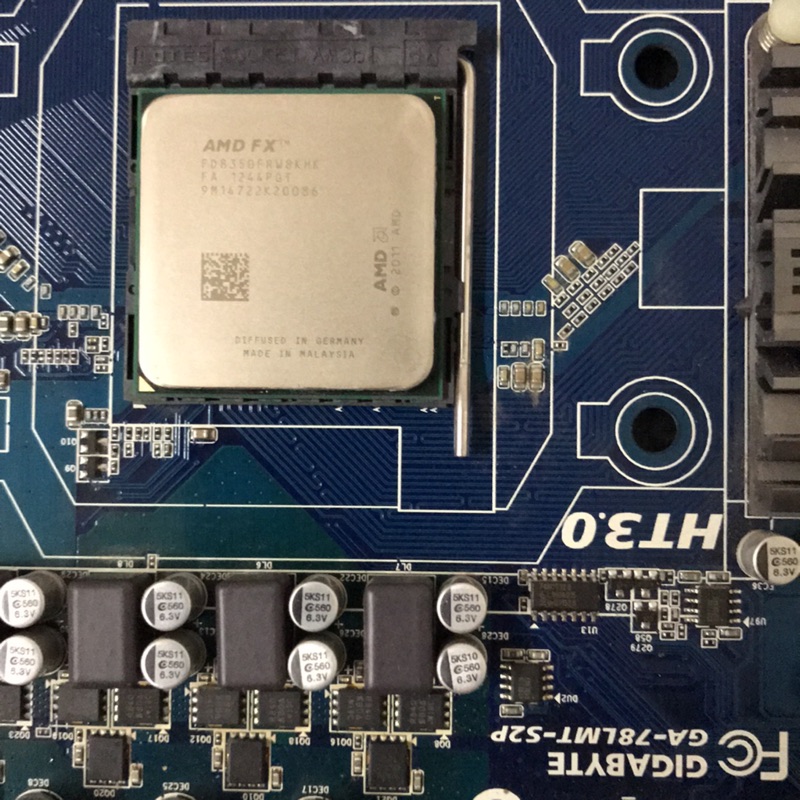 AMD FX8350無風扇+技嘉GA-78LMT-S2P
