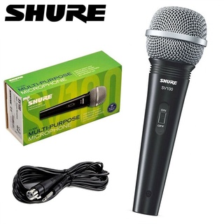 【 大林電子 】 SHURE 舒爾 高級動圈式麥克風 SV100 美國品牌 附線4.5M