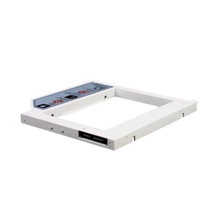 米特3C數位–SilverStone 銀欣 TS08 筆電光碟槽轉9.5mm2.5吋SATA硬碟轉接架/白色