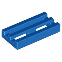 LEGO 樂高 零件 2412 藍色 平板水溝蓋溝槽 Tile Mod 1x2 Grille 241223