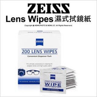 含稅［林饅3C］ZEISS 蔡司 Lens Wipes 濕式拭鏡紙 220入 拭鏡布 鏡片 鏡頭 螢幕 指紋 清潔 液晶
