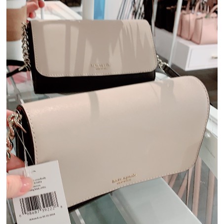 美國代購 kate spade New York 米白黑色 斜背包 2019 當季流行款(預購到貨)
