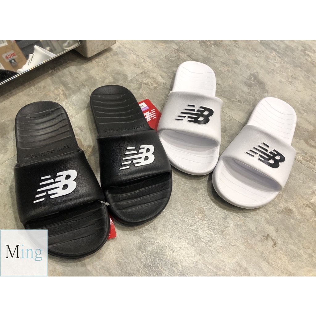 "Ming"New Balance 男女款運動防水拖鞋 SUF100 黑 白 全尺寸台灣公司貨