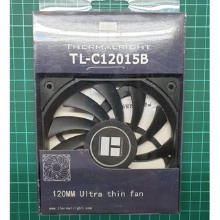 利民thermalright TL-C12015 B 12cm薄扇 電腦散熱風扇 黑化版