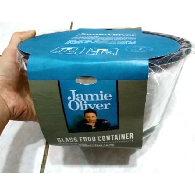 現貨 全聯 玻璃保鮮盒 傑米奧利佛 Jamie Oliver 圓形耐熱玻璃保鮮盒 特大 2700ml