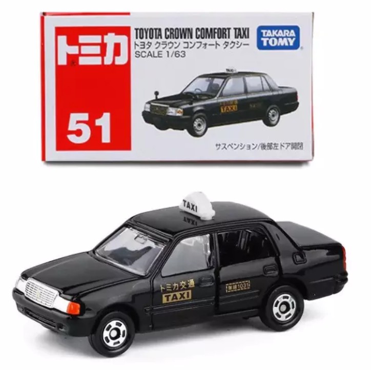 Tomica No.51 日本 皇冠 豐田 計程車 Toyota Crown comfort taxi 多美 小汽車