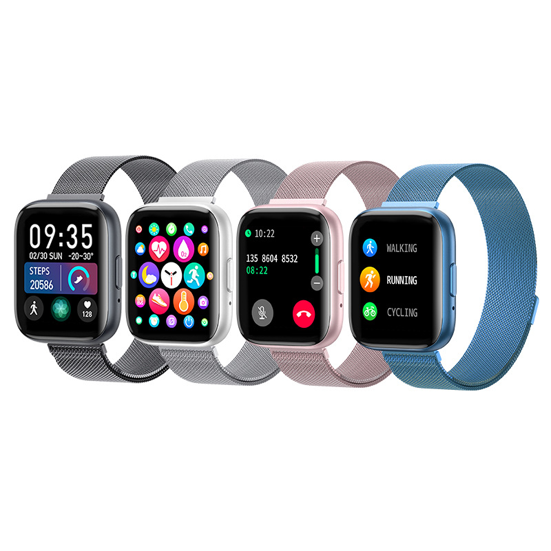 智能手環1.54全觸感藍牙音樂運動智能手錶smart watch智能手錶運動手環睡眠心率監測防水手錶多功能智慧手錶