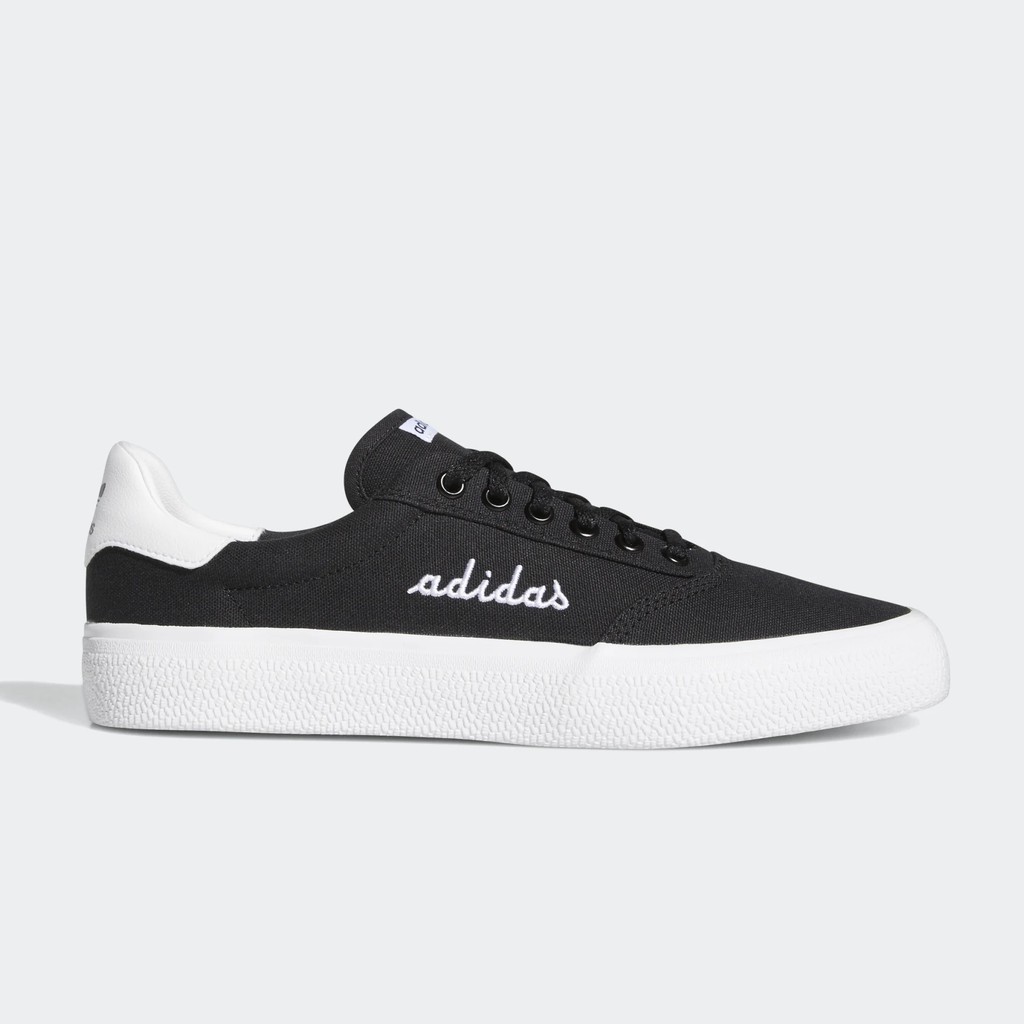 [現貨US13] Adidas Orinigals 3MC 黑白 刺繡 帆布鞋 休閒鞋 滑板 大尺碼 FX8507