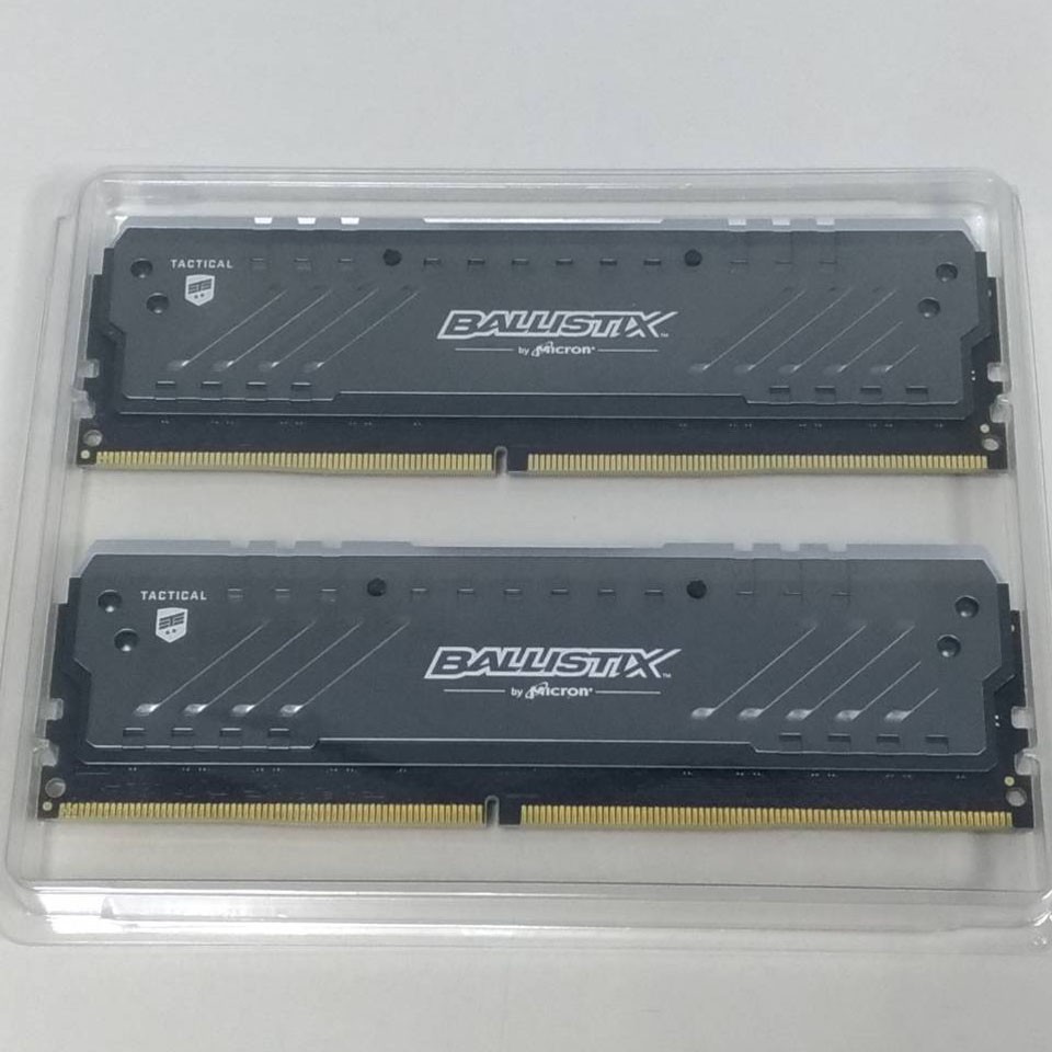 美光 Crucial Ballistix Tracer DDR4 2666 8G*2 16GB 雙通道 RGB 記憶體