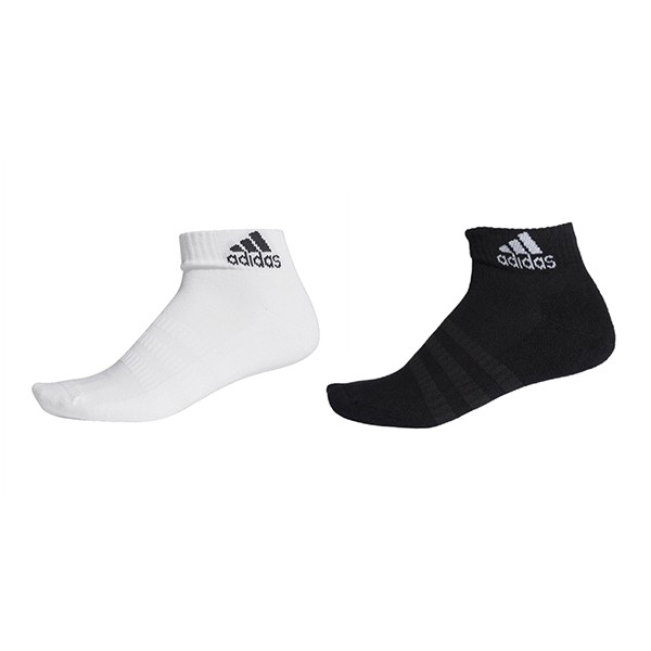 【ADIDAS】愛迪達LIGHT NOSH 1PP 配件 腳踝襪 黑/白 襪子 -DZ9368 DZ9367