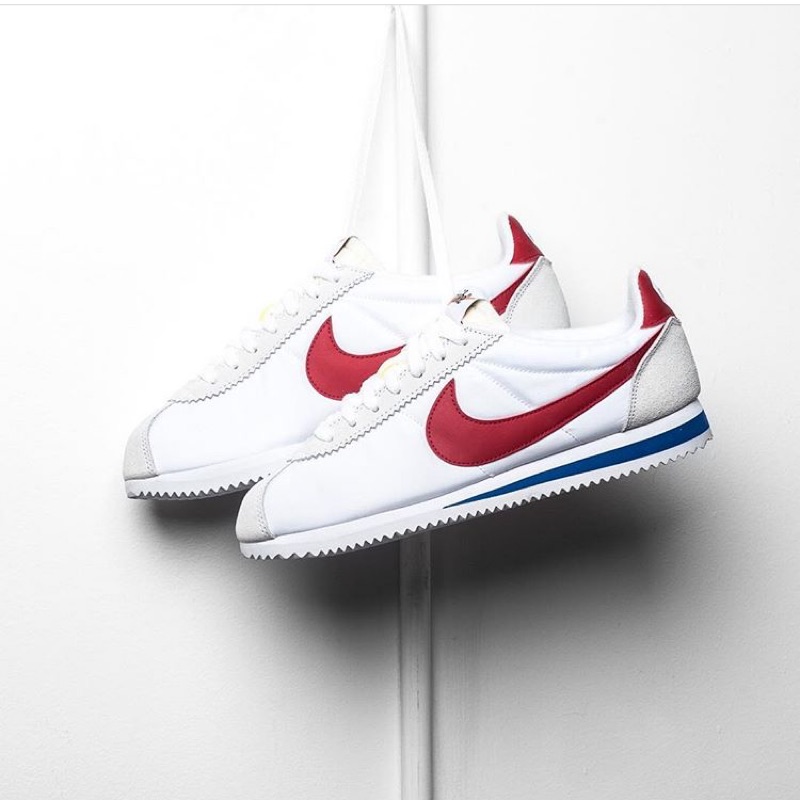 Nike Classic Cortez Nylon Premium 阿甘 紅藍白