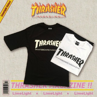 ☆LimeLight☆ THRASHER SKATE MAG OVERSIZE S/S TEE 寬鬆板型 黑色 / 白色