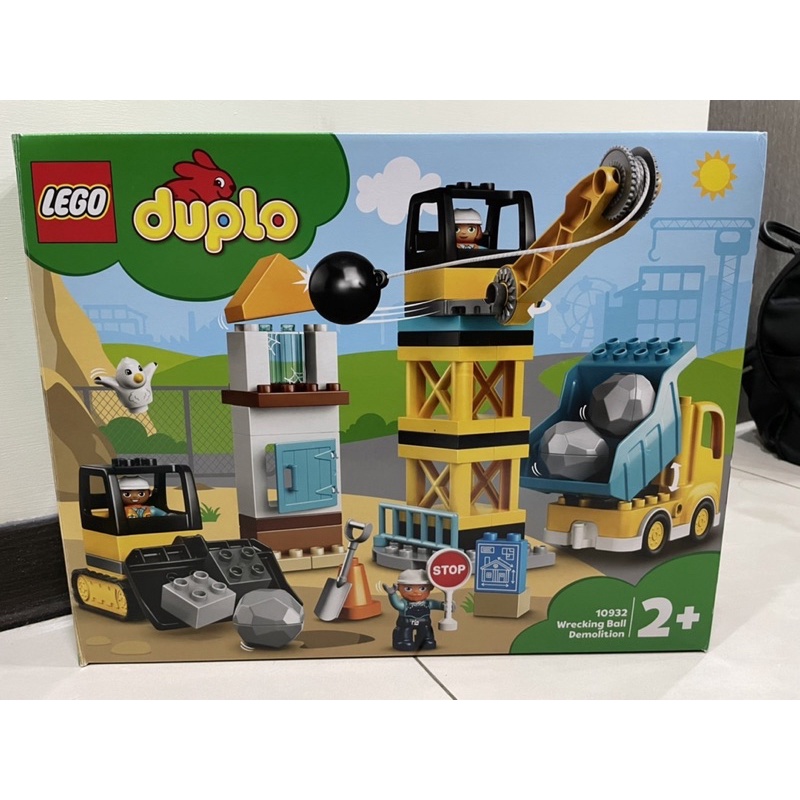 樂高 Duplo 得寶LEGO 樂高10932 工程車 專注力 車 二手 挖土機 寶寶 積木 施工現場組