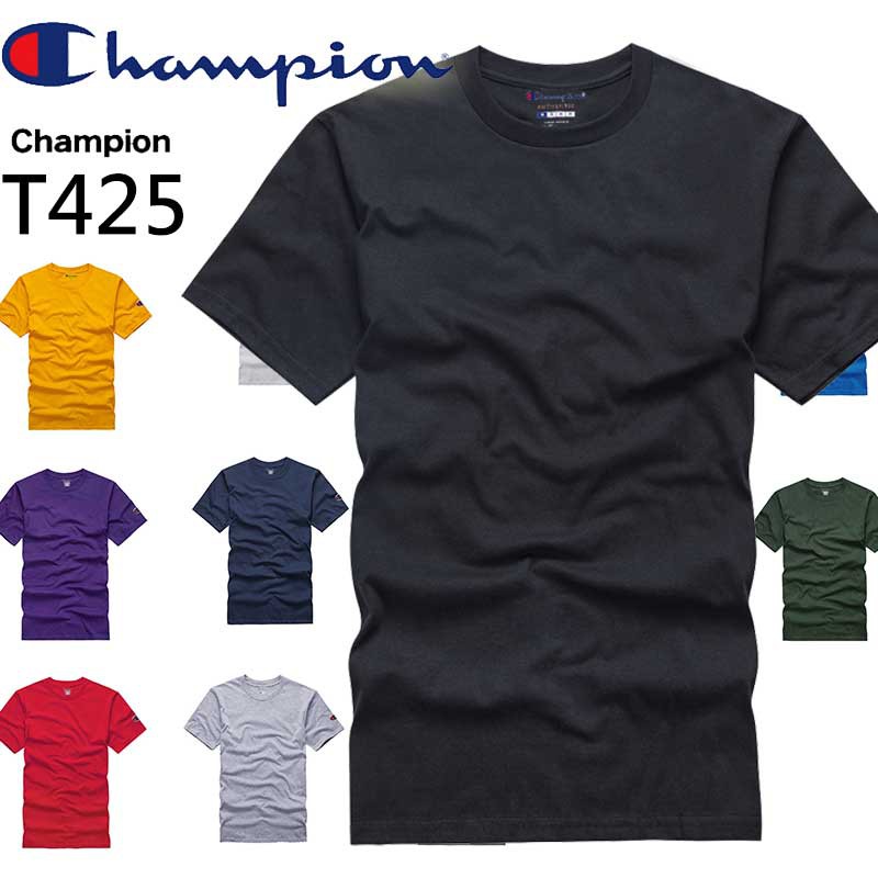 Champion T425  素T 短袖T 高磅短T 大尺碼 美規 短袖 T恤 寬鬆衣服 冠軍短袖【T425】