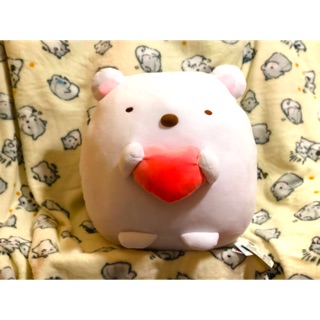 （現貨）正版 角落生物娃娃 🧸（抱抱愛心款❤️）#「白熊🐻」#超大款#18英吋#正版雷標