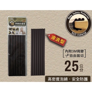 ~傳家寶~ 136426 米諾諾 柔軟防撞條 波浪型 25cm 嬰兒防撞貼 防撞保護墊 邊角防撞 防撞墊