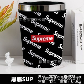 綸綸 潮牌家用卡通皮革防水垃圾桶（速出貨）客廳臥室可愛大號分類 垃圾收納桶