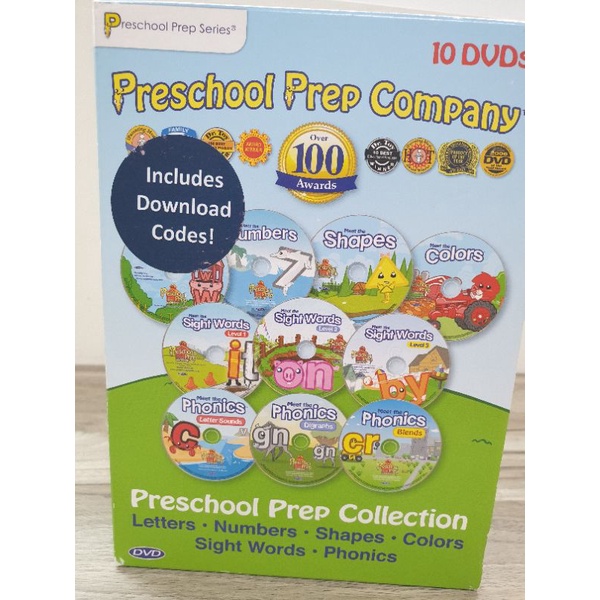 降價 二手 9.5新 正版 Preschool Prep 幼兒美語全套DVD 9 片