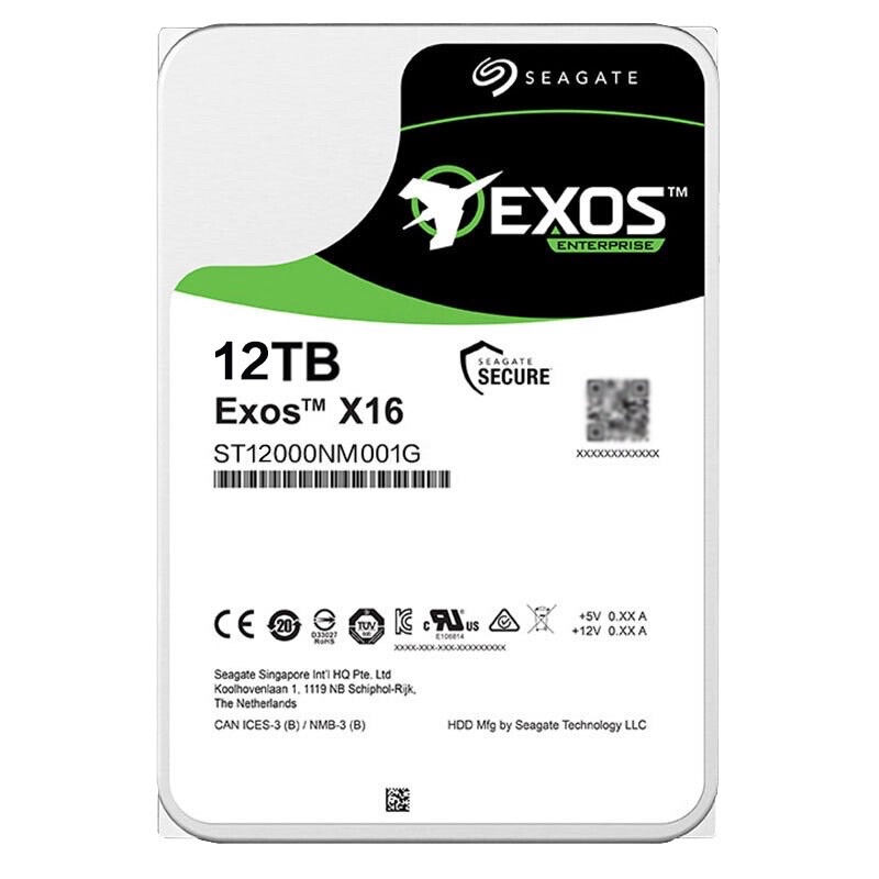 全新 希捷exos 12TB 硬盤