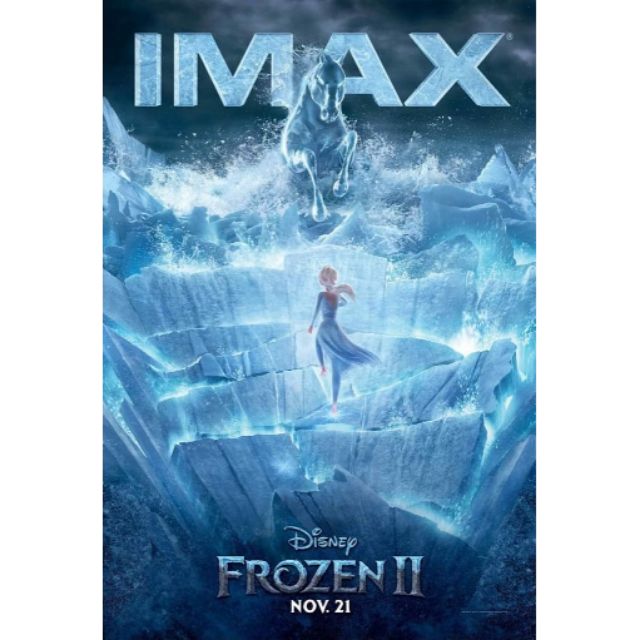 冰雪奇緣2 IMAX 海報 迪士尼 公主 艾莎 威秀 美麗華 她們 杜立德 1917