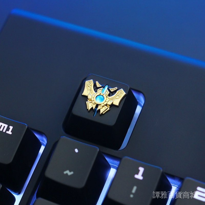 Lol英雄聯盟最強王者遊戲周邊鋅鋁合金屬機械鍵盤透光鍵帽鍵石譚雅 蝦皮購物