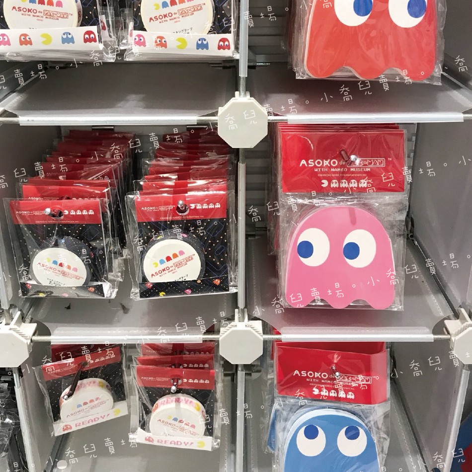 小喬兒 小精靈便利貼 Asoko聯名款 紅粉藍造型pacman 日本帶回 蝦皮購物