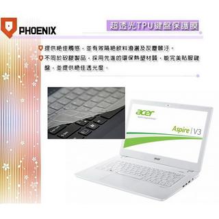 『PHOENIX』ACER V13 V3-372 V3-371 專用 超透光 非矽膠 鍵盤膜 鍵盤保護膜