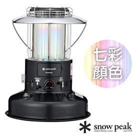 【日本 Snow Peak】Rainbow Stove 可攜式彩虹煤油暖爐.照明燈/適野外露營_KH-001BK