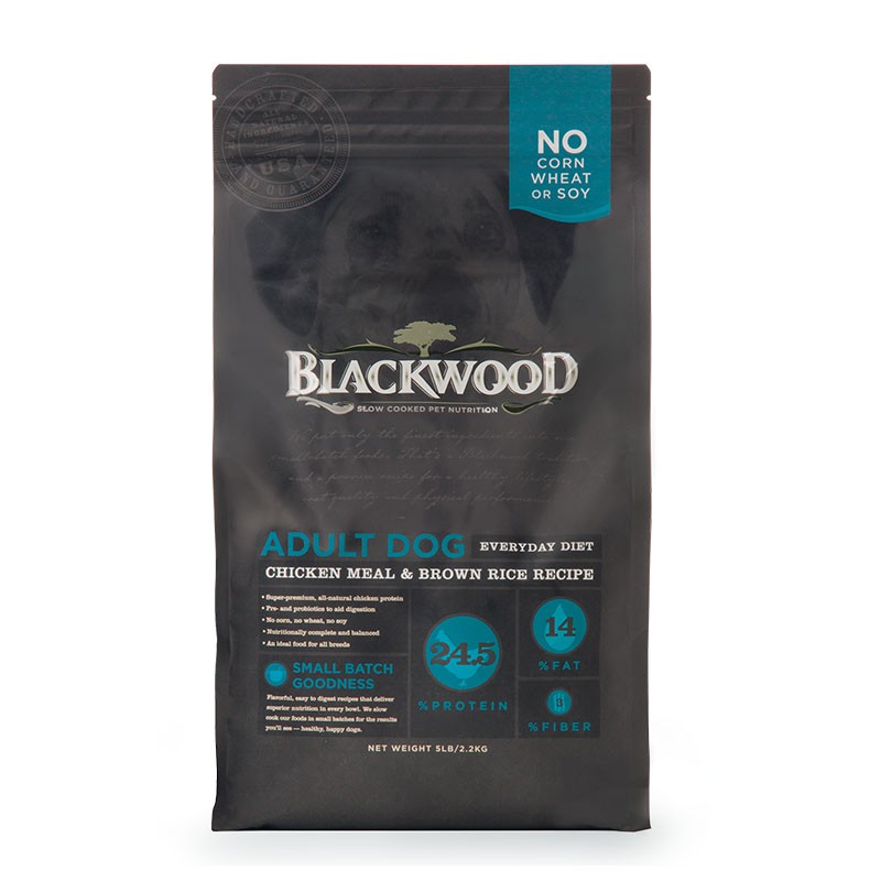 美國 柏萊富 Blackwood 特調成犬活力配方(雞肉+糙米)