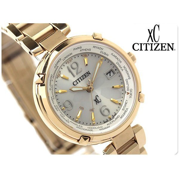 Citizen 星辰錶手錶xc 光動能電波女錶北川景子田馥甄hebe 廣告款ec1042 51a 蝦皮購物