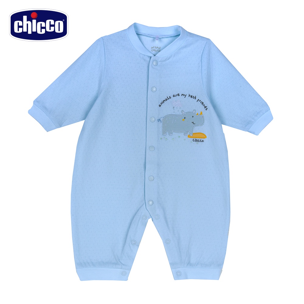 chicco-SP 單圖妙妙裝 (粉/藍) 義大利童裝 可愛動物 新生兒內著 童裝推薦 2022春夏