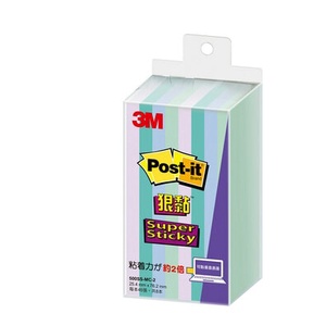 【角落文房】3M  500SS-MC-2 Post-it® 利貼® 狠黏™ 標籤紙