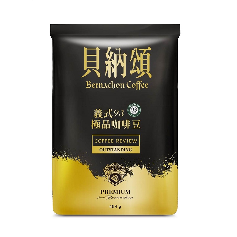 貝納頌 極品咖啡豆義式93 454g【家樂福】