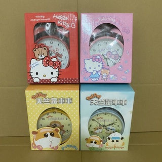 🔥熱賣🔥 天竺鼠車車 馬鈴薯 PUIPUI 木棉花 Kitty KT 凱蒂貓 鬧鐘 時鐘 復古小鬧鐘 時鐘 造型