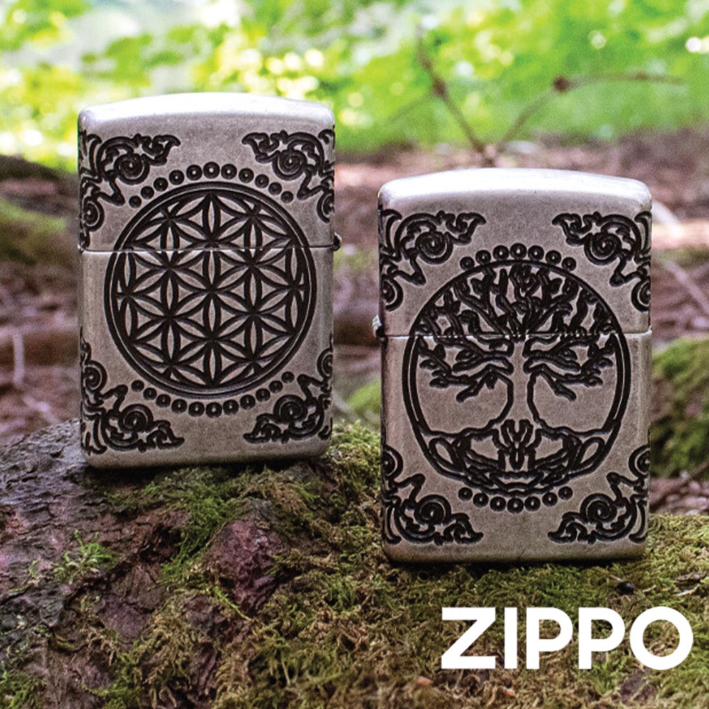 ZIPPO 仿古銀生命之樹(加厚版)防風打火機 Armor加厚版 官方正版 現貨 限量 禮物 送禮 終身保固 29670