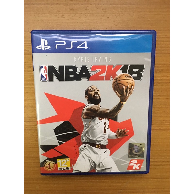 PS4 美國職業籃球 NBA 2K18 中文 中英文合版 2018 Kyrie Irving 光碟無刮