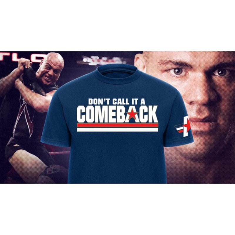 WWE KURT ANGLE "COMEBACK" AUTHENTIC T-SHIRT現貨