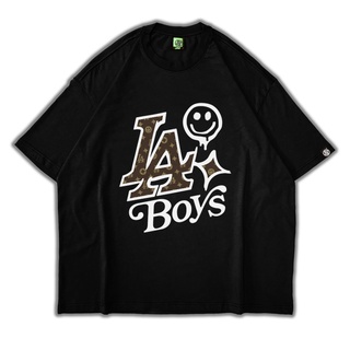 【STAGE】洛城男孩寬版T LA BOYS OVERSIZED TEE 黑/白 共兩色