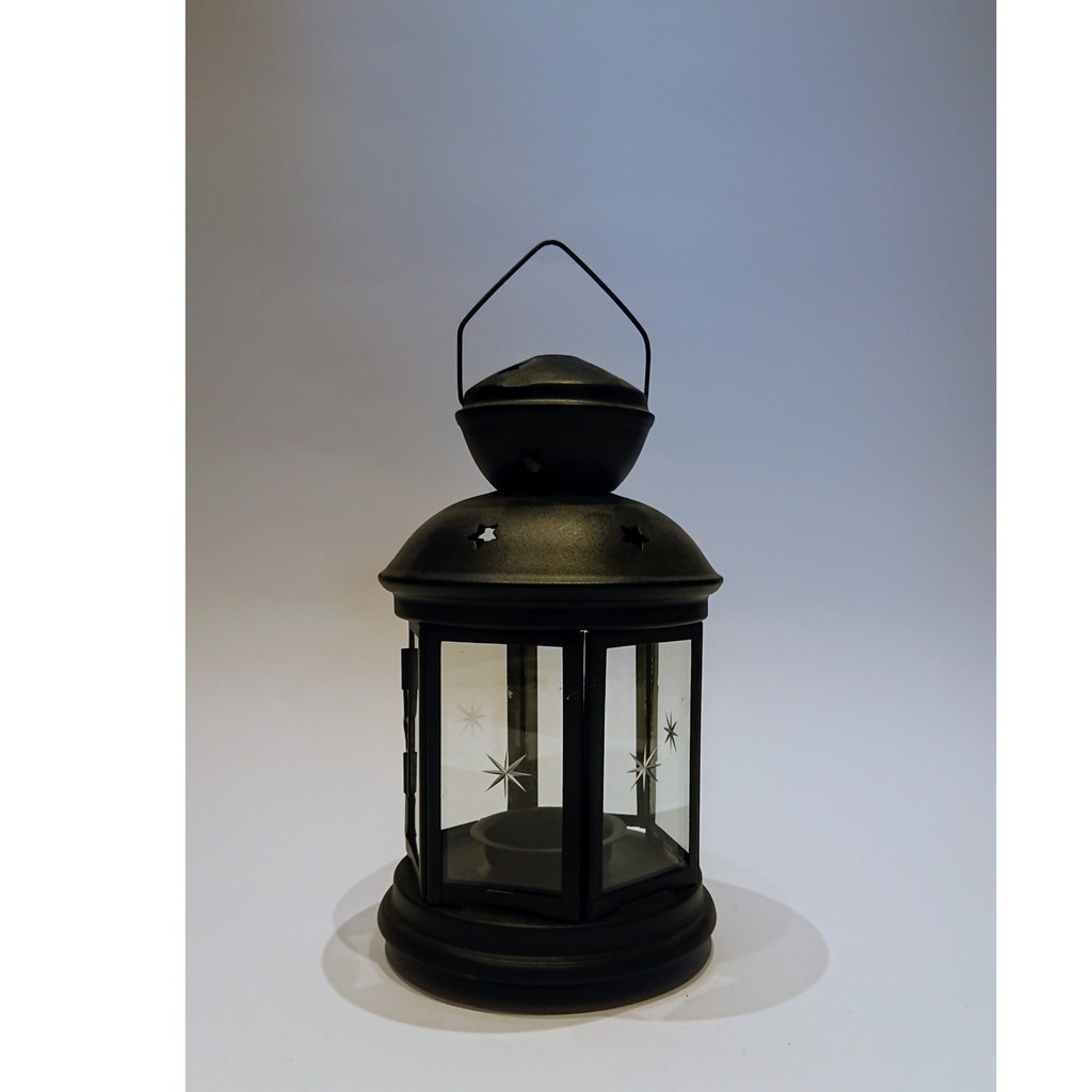 【IKEA 宜家】ROTERA小蠟燭燭台 黑色 二手 近全新 燈籠燭台