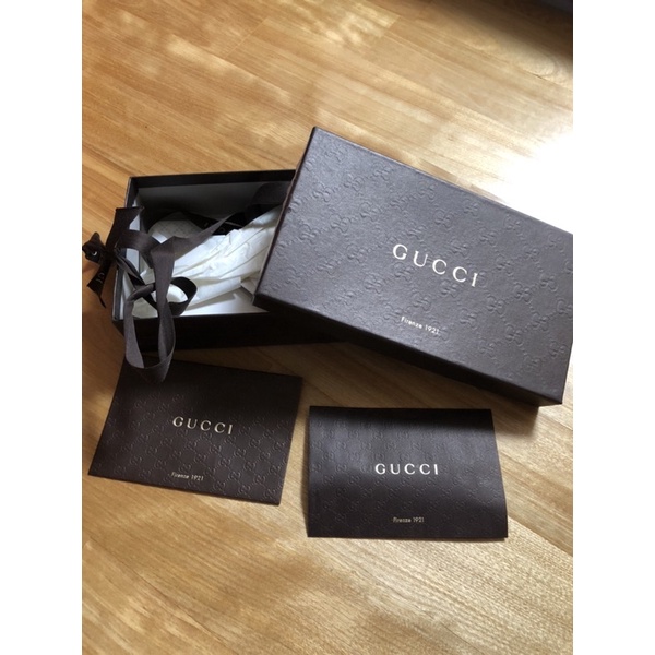 GUCCI女用長夾包裝紙盒組