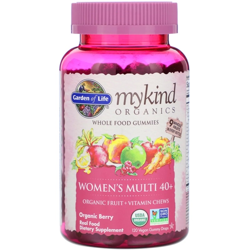 Garden of Life MyKind Organics, Women's Multi 40+有機綜合維他命 素食