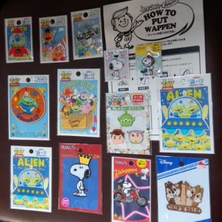 日本進口 正版Snoopy刺繡布貼 貼紙