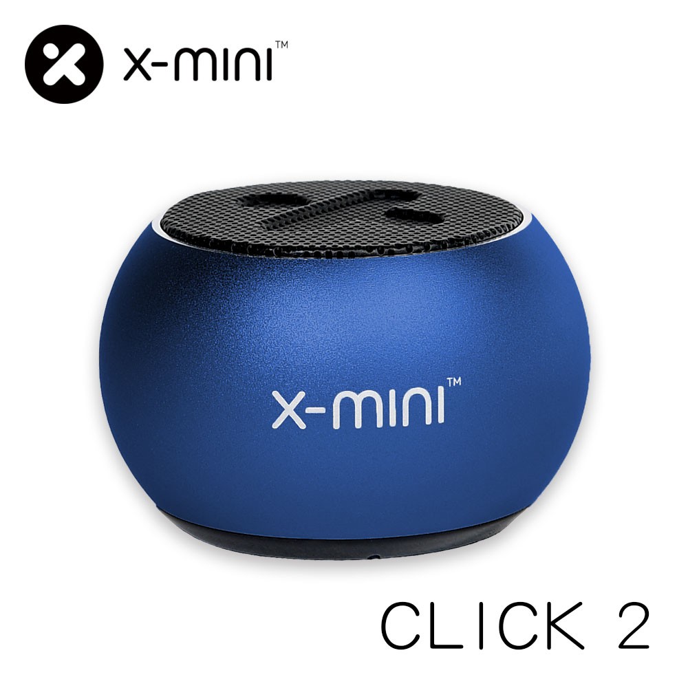 X-mini CLICK 2 迷你藍芽自拍喇叭(寶石藍)