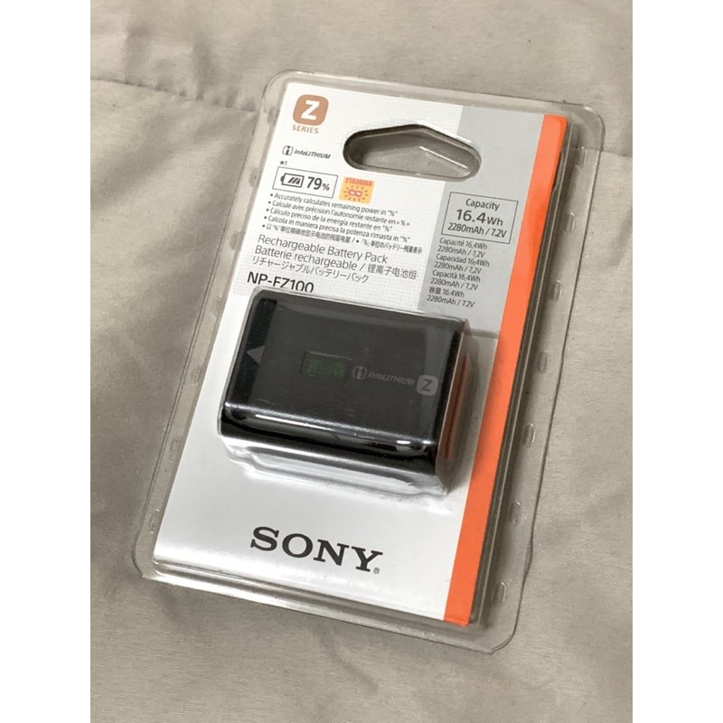 SONY NP-FZ100 全新原廠電池 未拆 買相機贈品 A73 A7R3 A9