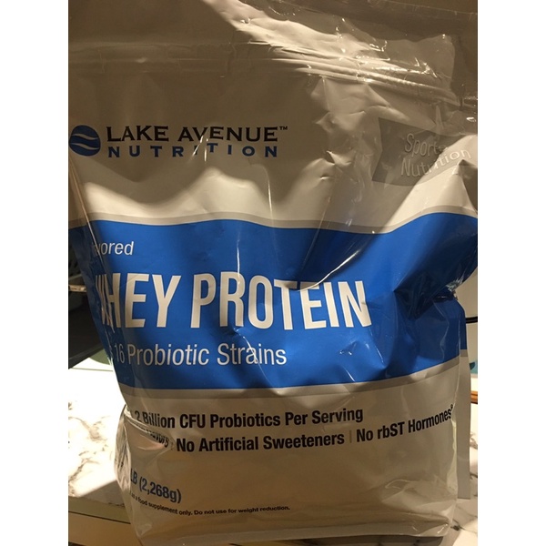 Lake Avenue Nutrition 乳清蛋白 + 益生菌 原味 24 克蛋白質 1