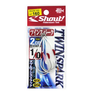 Shout 鐵板鉤 319TS 日本進口 鐵板路亞 熱縮管 鐵板線 岸拋 船釣 磯釣