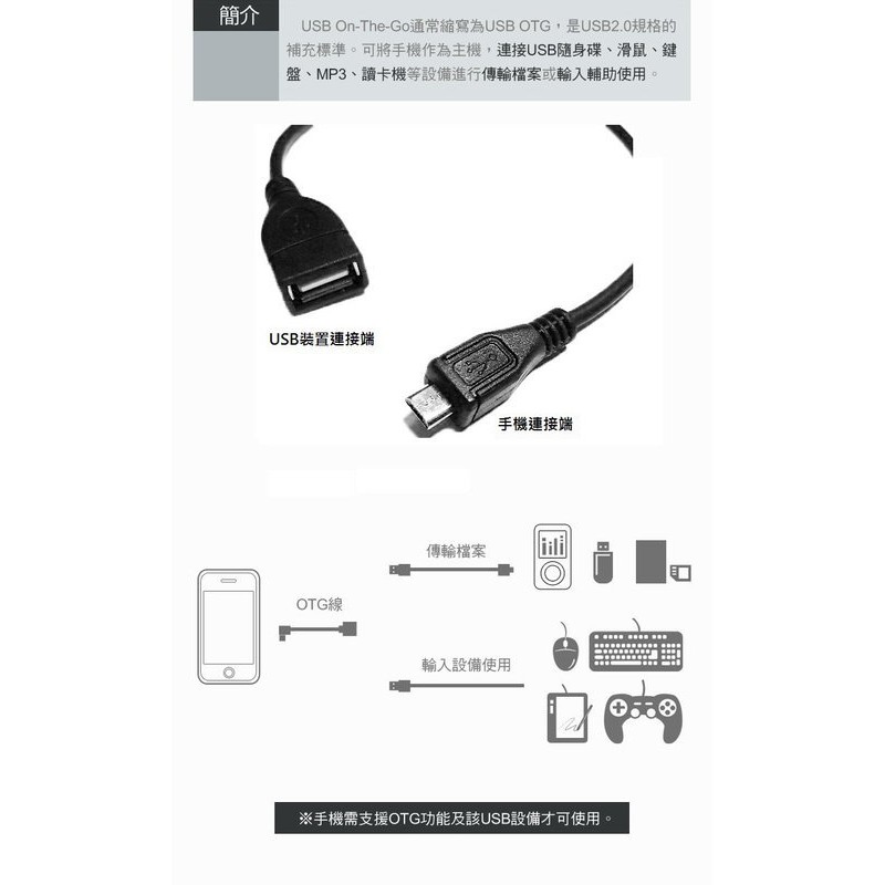 Us 94 智慧手機usb A母對micro Usb公otg 連接線15公分手機擴充usb 安卓otg線 蝦皮購物