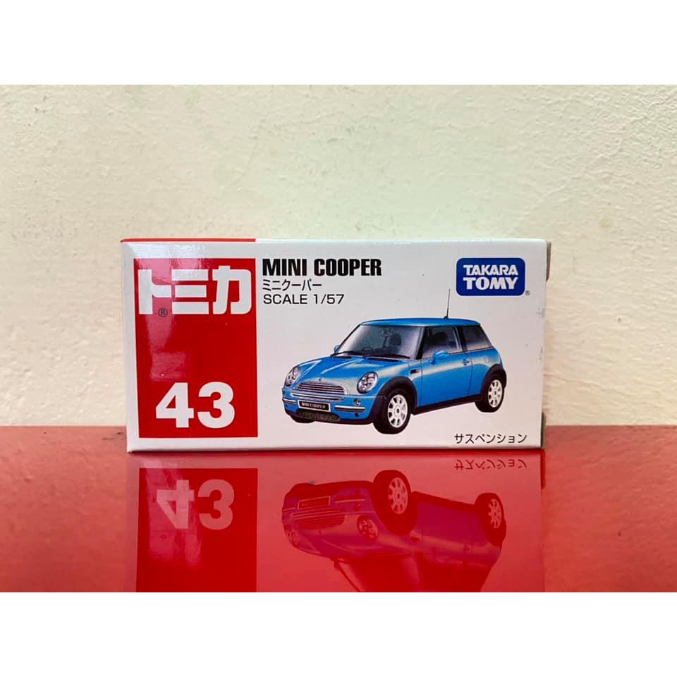 Tomica - 43 - 全新未拆 - 微盒損 - 絕版 - Mini Cooper