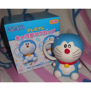 日版﹝授權﹞※ 小叮噹 DORAEMON 哆啦A夢 ※【雙眼張開公仔造型】陶瓷大馬克杯(A款)